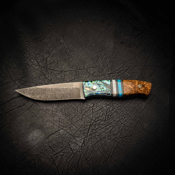 N690 Bushcraft Knife – Dark Stonewash