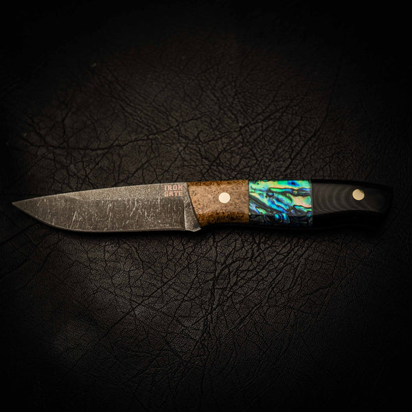 N690 Bushcraft Knife – Dark Stonewash