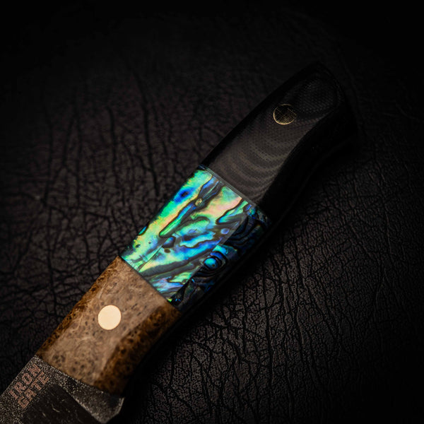 N690 Bushcraft Knife – Dark Stonewash