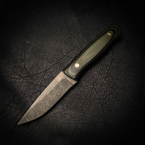 N690 Bushcraft Knife – Dark Stonewash