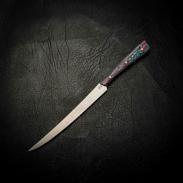 Flexxy Fillet – Coloured Damascus Carbon Fiber