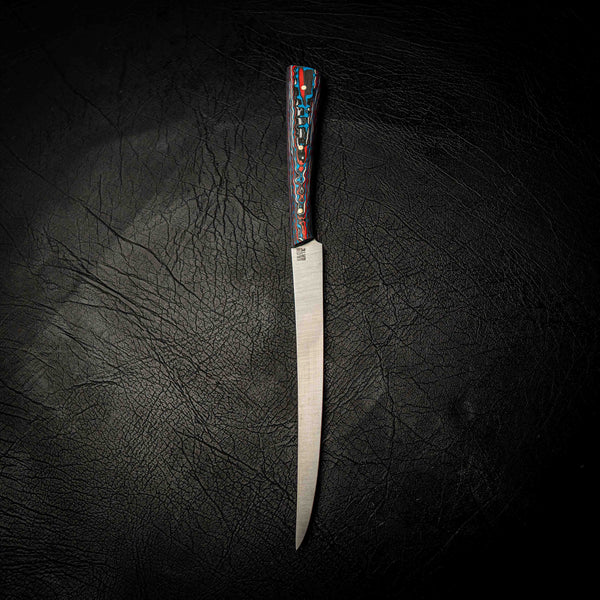 Flexxy Fillet – Coloured Damascus Carbon Fiber