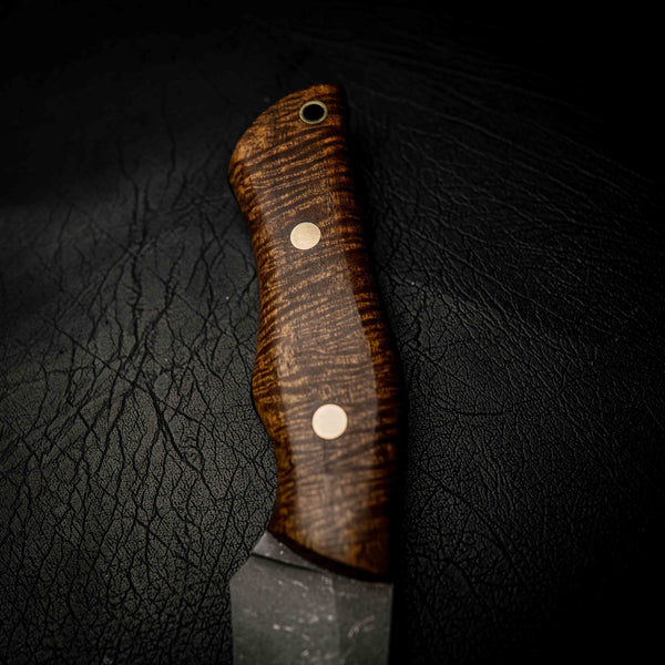 Stonewashed Kukri - Master Grade Figured Handle