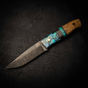 N690 Bushcraft Knife – Dark Stonewash