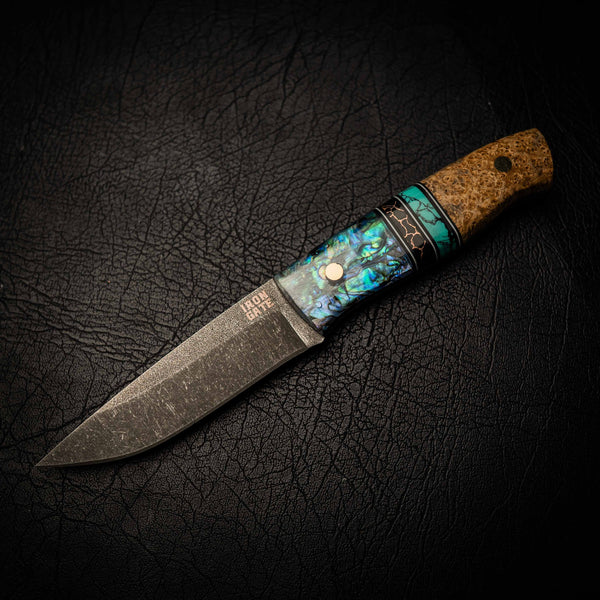 N690 Bushcraft Knife – Dark Stonewash