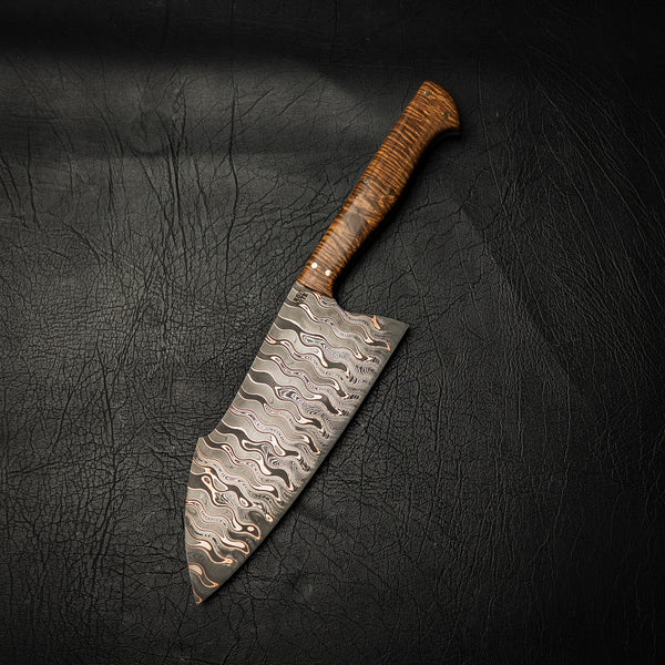 The Stockton Chef Knife - Bakers Forge Steel