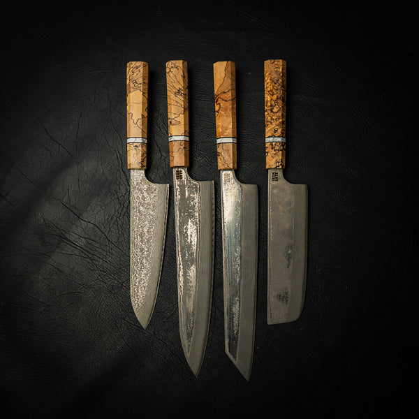 4-Piece Damascus Knife Set