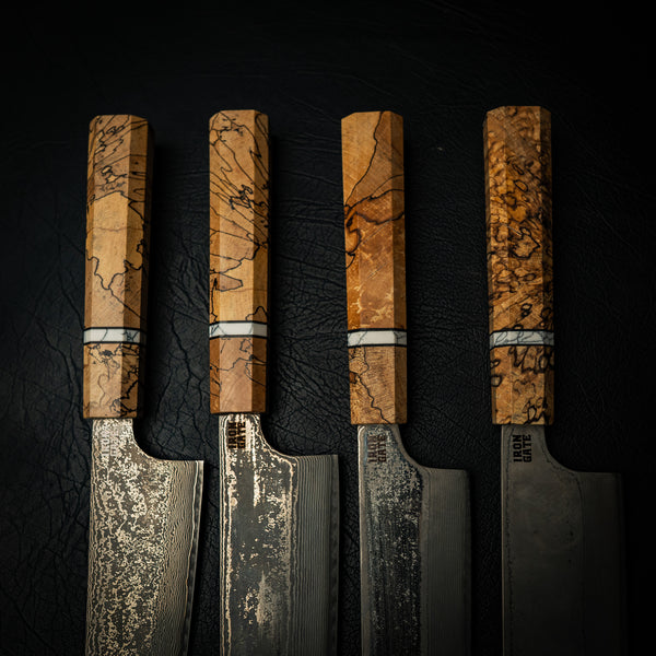 4-Piece Damascus Knife Set