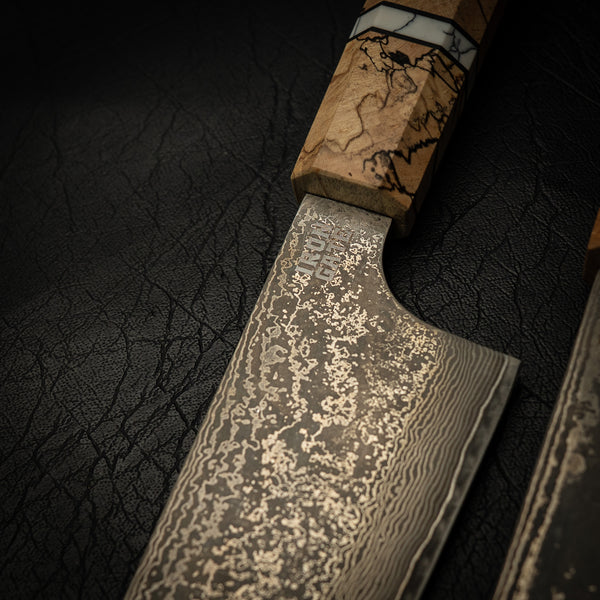 4-Piece Damascus Knife Set