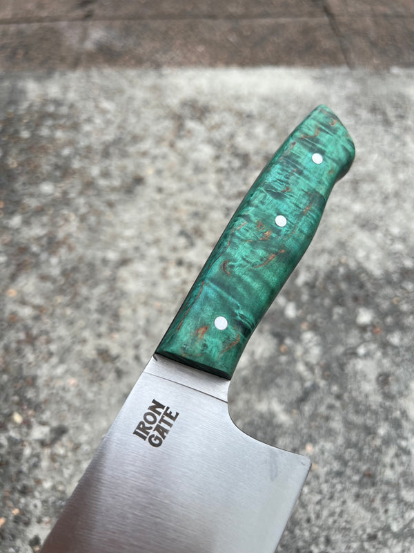 Emerald Green Santoku Chopper Hybrid