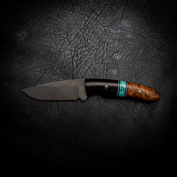 Stockman — African Blackwood, Aqua TruStone & Rib Fruited Mallee