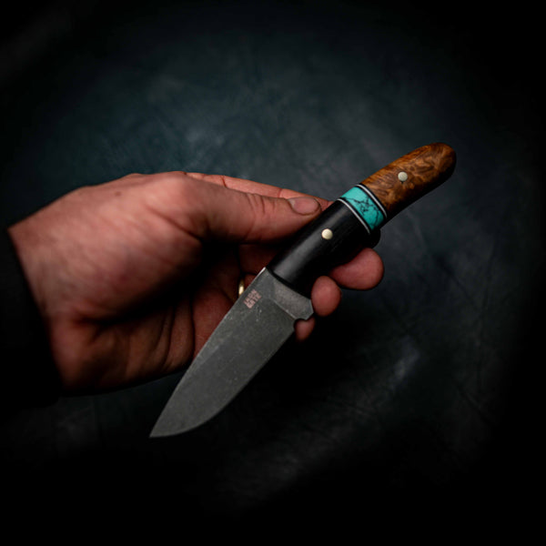 Stockman — African Blackwood, Aqua TruStone & Rib Fruited Mallee