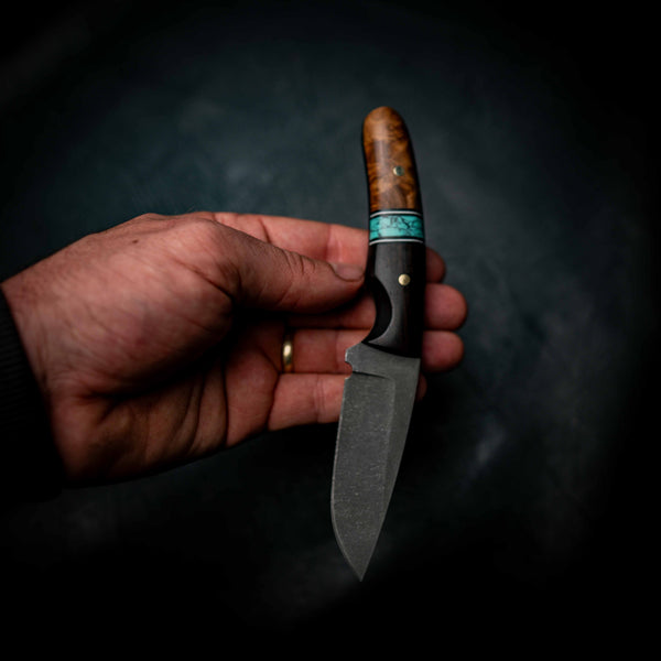 Stockman — African Blackwood, Aqua TruStone & Rib Fruited Mallee