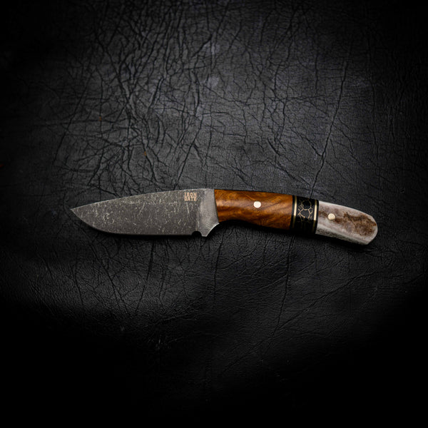 Stockman — Rib Fruited Mallee, Brass, TruStone & Deer Antler