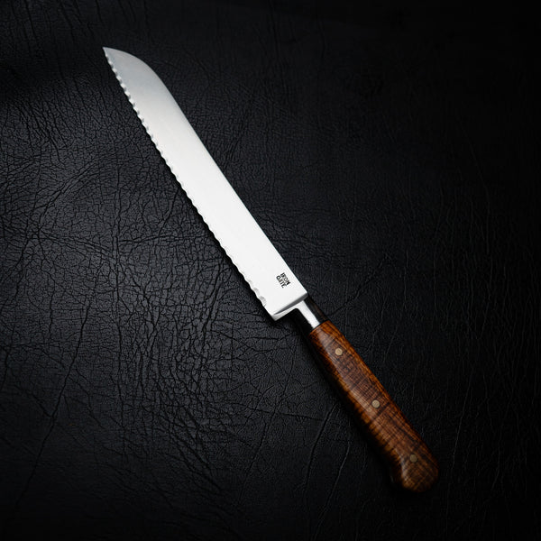 Stainless Bread Knife with Tassie Blackwood Handle