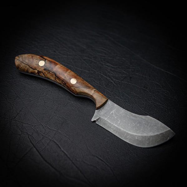 Ergo Skinner – 80CRV2 Steel with Spalted Tamarind Handle