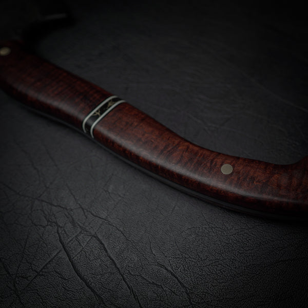 Forged Carbon Steel Tomahawk - Ringed Gidgee Handle