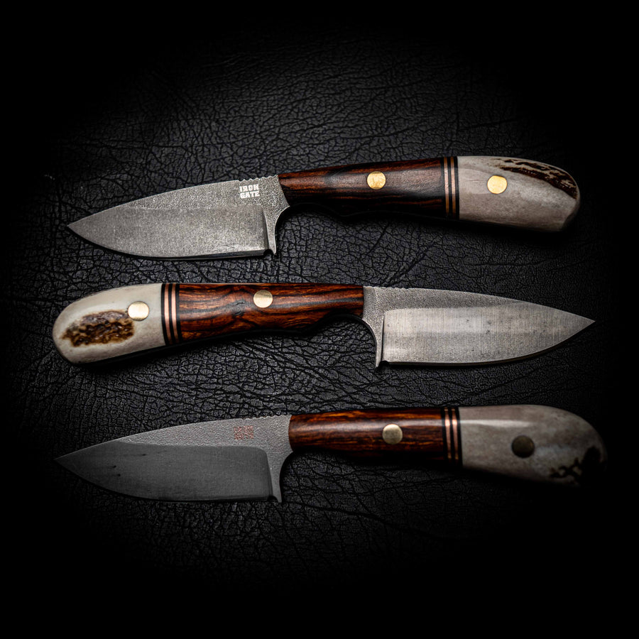 Ergo Skinner — Arizona Ironwood, Copper & Deer Antler