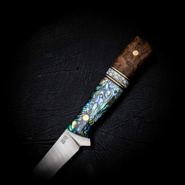 Mako Fillet — York Gum Burl, TruStone & Abalone