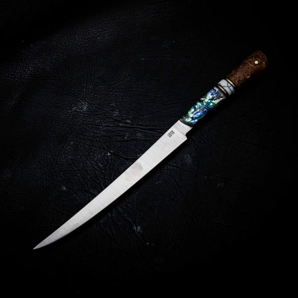 Flexy Fillet — York Gum Burl, TruStone & Abalone