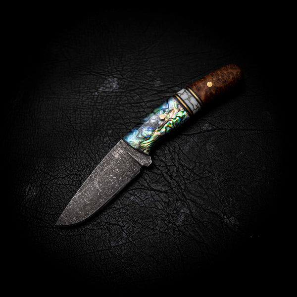 Stockman — York Gum Burl, TruStone & Abalone