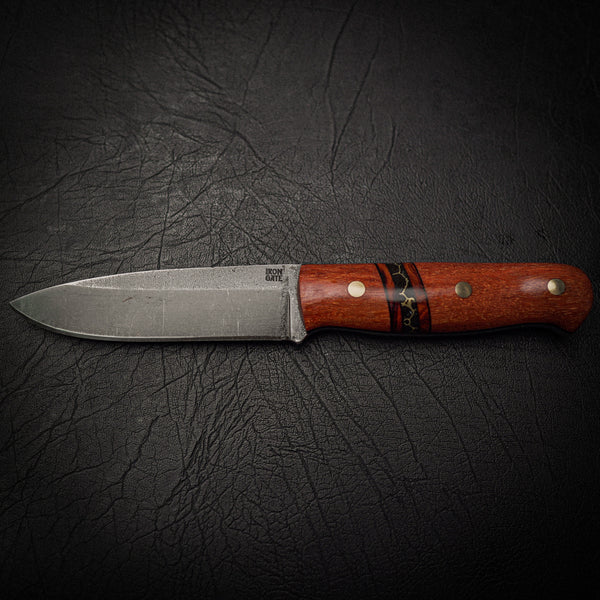 Bushcraft Knife – N690 Steel & Cooktown Ironwood Inlay