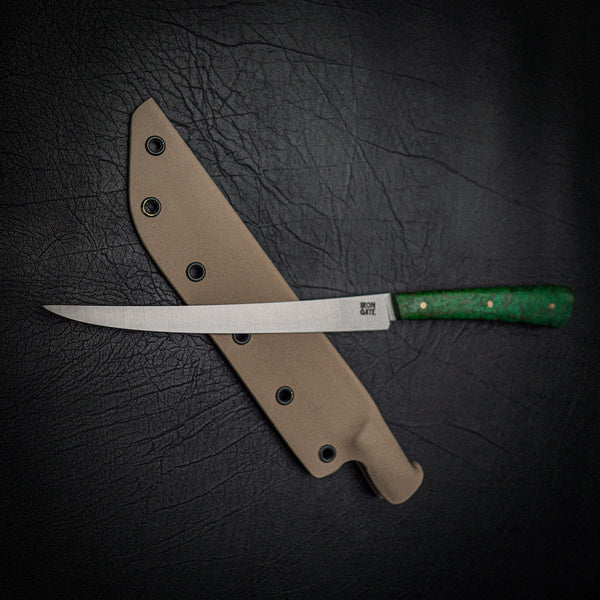 Flexxy Fillet With Green Dyed Birch Wood