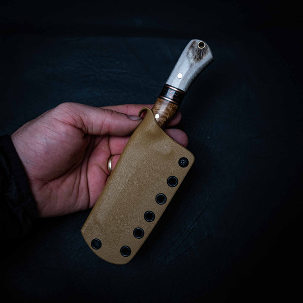Wharncliffe — Curly Myrtle, TruStone & Deer Antler