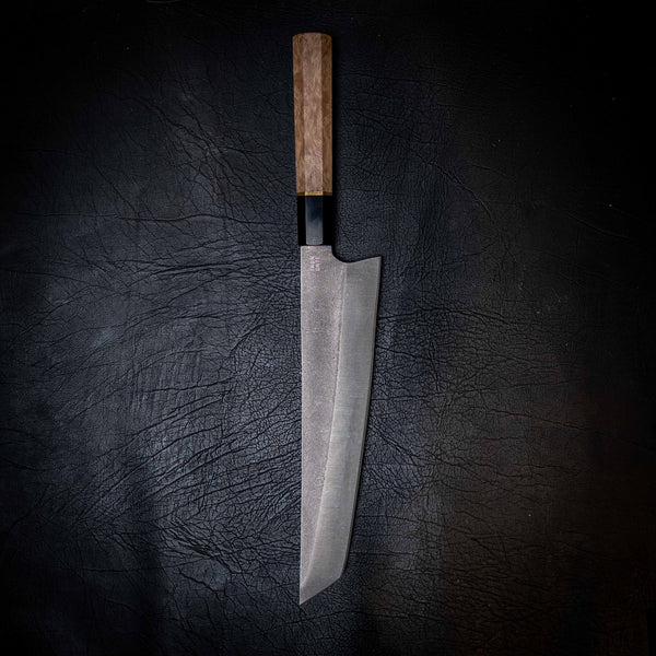 N690 Kiritsuke Kitchen Knife — Ebony & Ironwood