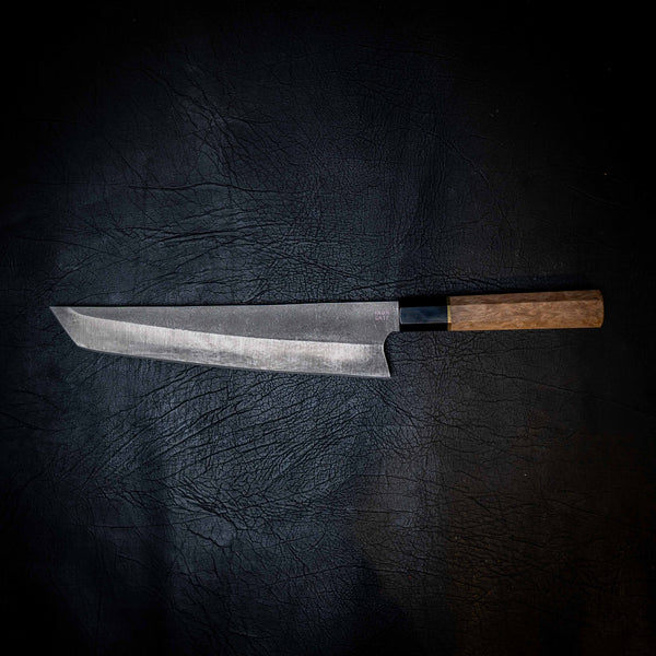 N690 Kiritsuke Kitchen Knife — Ebony & Ironwood