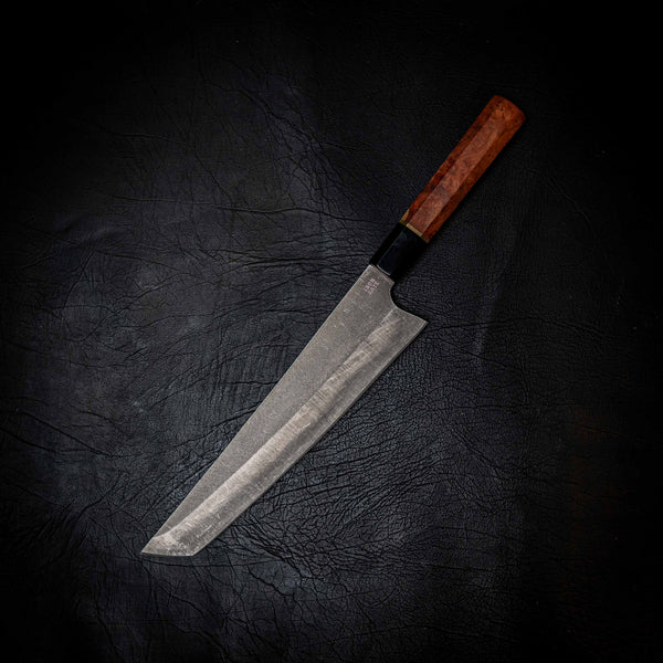 N690 Kiritsuke Kitchen Knife — Ebony & Ironwood