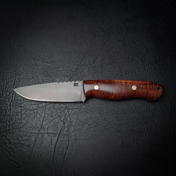D2 Bushcraft Knife with Stabilised Tasmanian Blackwood Handle