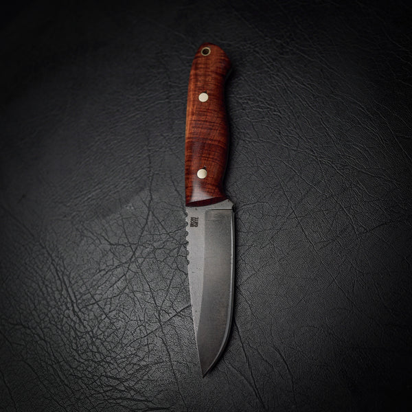 D2 Bushcraft Knife with Stabilised Tasmanian Blackwood Handle