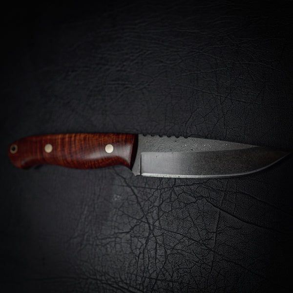 D2 Bushcraft Knife with Stabilised Tasmanian Blackwood Handle