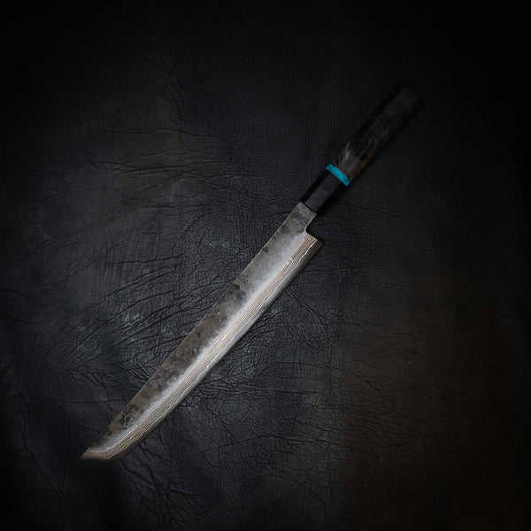 Coppermascus Tuna Sword — 52100 Carbon Damascus