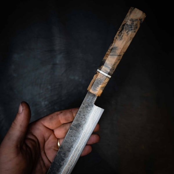 Coppermascus Tuna Sword — 52100 Carbon Damascus