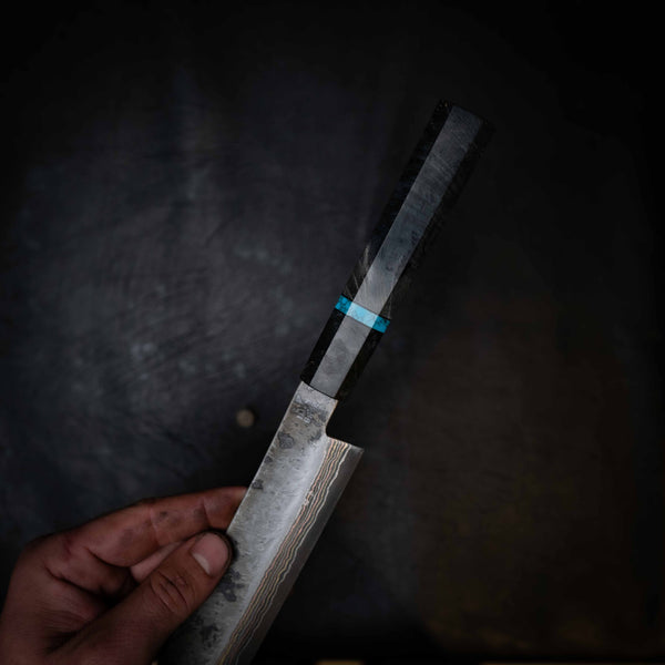 Coppermascus Tuna Sword — 52100 Carbon Damascus