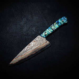Chef Knife — Coppermascus San Mai | Full Abalone