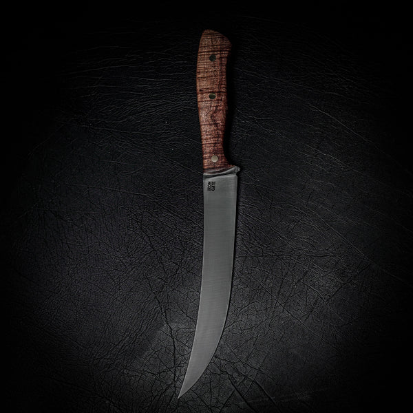 8.5” Breaking Knife – Nitro V & Figured Tassie Blackwood