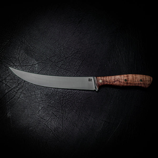 8.5” Breaking Knife – Nitro V & Figured Tassie Blackwood