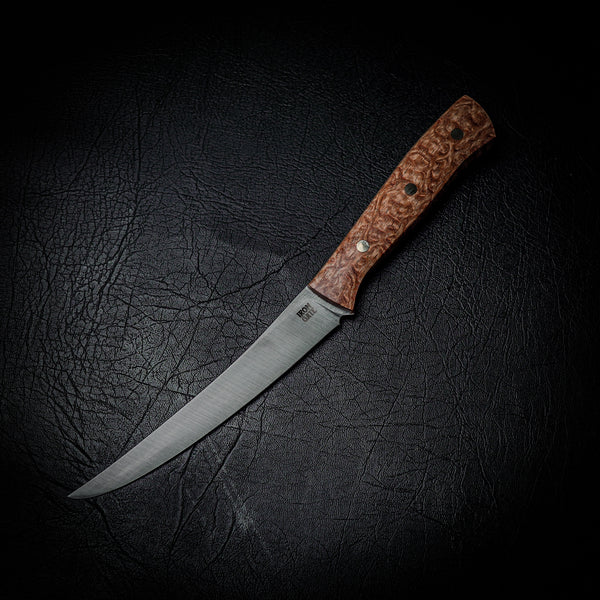 8.5” Breaking Knife – Nitro V & Golden Amboyna Burl