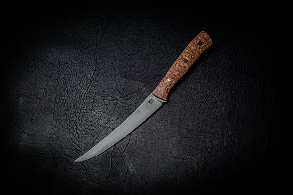 8.5” Breaking Knife – Nitro V & Golden Amboyna Burl