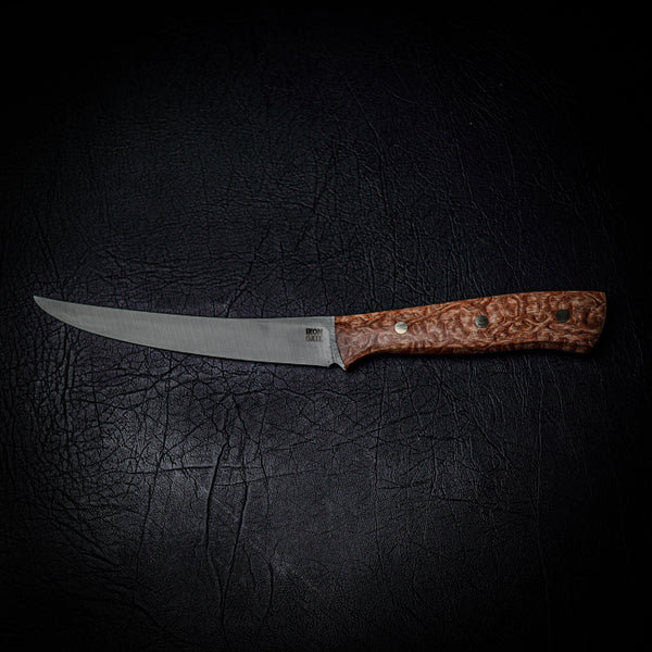 8.5” Breaking Knife – Nitro V & Golden Amboyna Burl