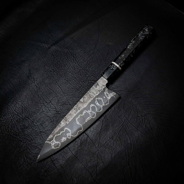 Pre-Order — Gyuto | 52100 San Mai, Carbon Fibre Wa Handle