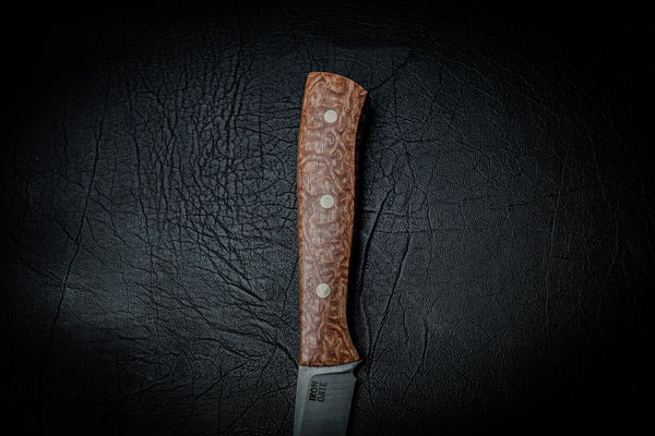 8.5” Breaking Knife – Nitro V & Golden Amboyna Burl
