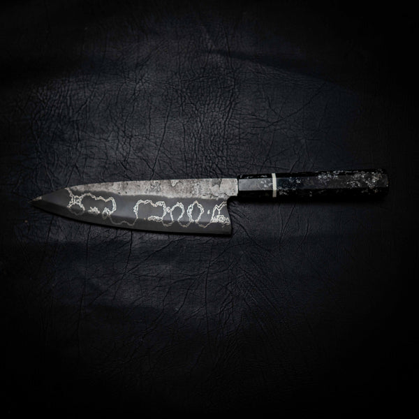 Pre-Order — Gyuto | 52100 San Mai, Carbon Fibre Wa Handle