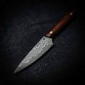 Pre-Order — Paring Knife | Stainless Damascus San Mai, Arizona Ironwood