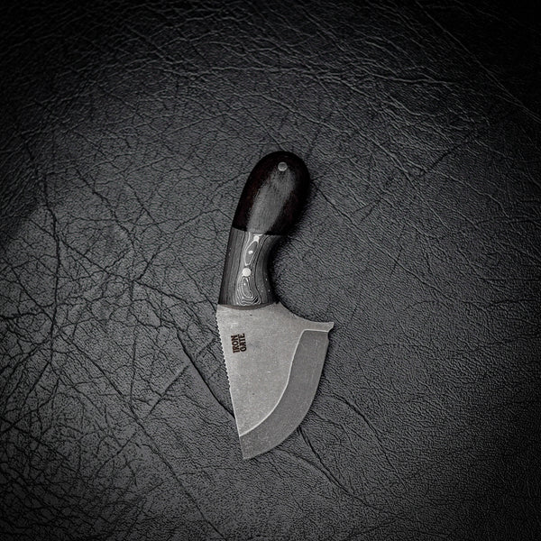 Drop Bear Mini EDC Knife – 440C Stainless & Segmented Handle