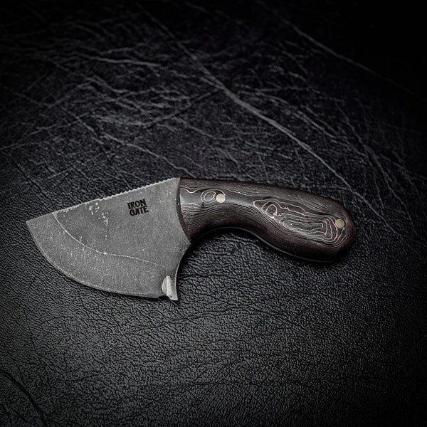 Drop Bear Mini EDC Knife – 440C Stainless & Carbon Fibre/Copper