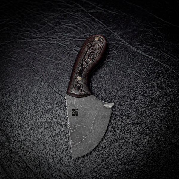 Drop Bear Mini EDC Knife – 440C Stainless & Carbon Fibre/Copper